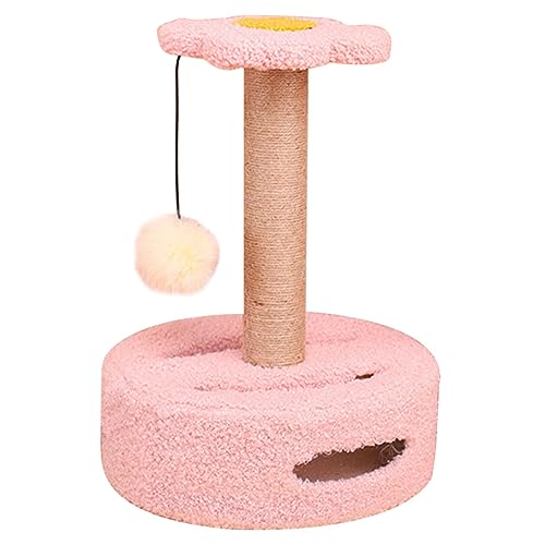 Angoily Klettergerüst Für Katzen Verschleißfester Kätzchenkratzer Entzückender Kätzchenkratzer Kätzchen-zubehör Spielzeuge Integrierter Kätzchenkratzer Kratzbaum Klein Und Turm Papierrohr von Angoily