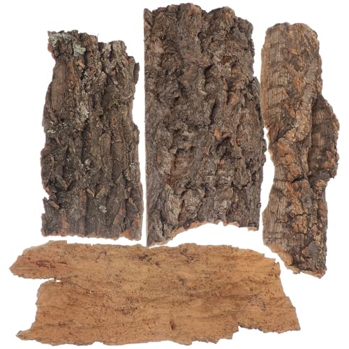 Angoily Korkrinde, Reptilienversteck, natürlicher Lebensraum, Dekoration für Gecko, , Chamäleon, Schlange, Bartdrache, Reptilien, Vivarium, Dekoration, 4 Stück Angoily Korkrinde, Reptilienversteck, natürlicher Lebensraum, Dekoration für Gecko, , Chamäleon, Schlange, Bartdrache, Reptilien, Vivarium, Dekoration, 4 Stück von Angoily