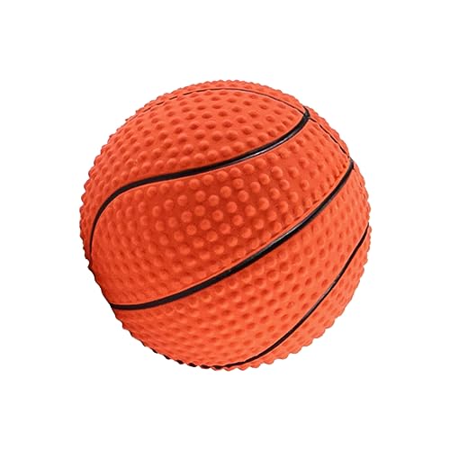 Angoily Pet Basketball Spielzeug Kleine Tiere Spielzeug Kauspielzeug Für Basketball Kauspielzeug Für Haustiere Kauspielzeug Für Hunde Hund Stofftier Emulsion Geräuschspielzeug Plüsch Hund von Angoily