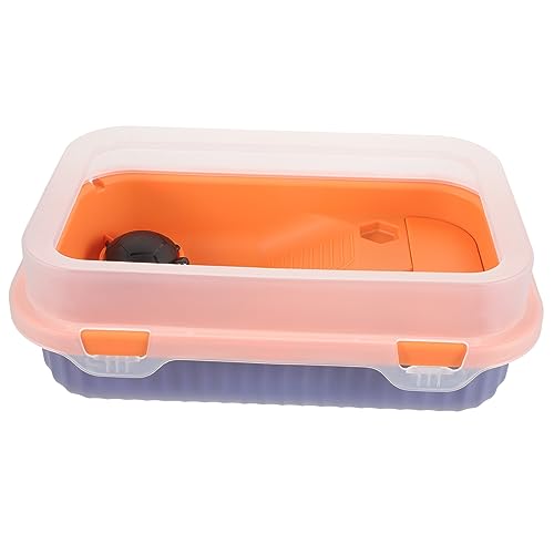 Angoily Plastikbox Schildkröte Desktop-Aquarium Schildkrötenplattform Für Schildkröte Becken Und Aquarien Für Wasserschildkröten Schildkrötenbecken Plastikbehälter Kriechen Der Zaun Pp von Angoily