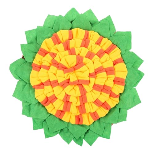 Angoily Pet Snuffle Mat Hundefutter Feeder Mat Lotus Form Langsam Matte Für Haustier-Training von Angoily