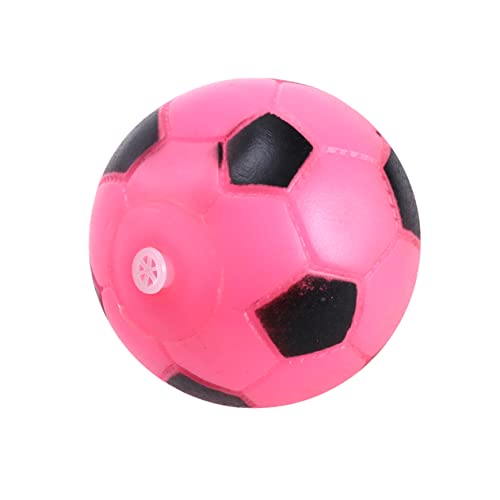 Angoily Spielzeuge Hundetrainingsspielzeug Fußball-hundespielzeug Aus Vinyl Quietschspielzeug Aus Vinyl Quietschendes Spielzeug Für Hunde Kauspielzeug Für Hunde Kauen Dreifarbiger Ball von Angoily