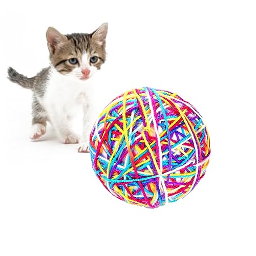 Angoily kratzspielzeug katzenspielzeug kratzen Spielzeug für Haustiere Spielzeuge Katzenbälle Interaktives Katzenspielzeug Kätzchen Hauskatze Spielzeugball Katzenball von Angoily