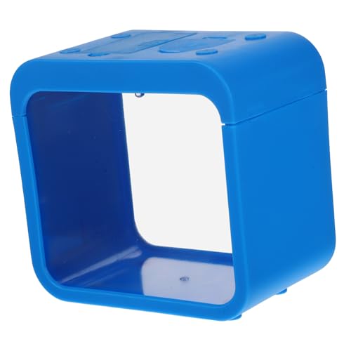 Angoily Kreatives Aquarium Kleiner Liter Abnehmbarer Fischglasdeckel Peceras Betta-Bälle Stapelbares Zubehör Meer-Set Tischdekoration Mini- Starter-Fischaquarium Led-Tank von Angoily