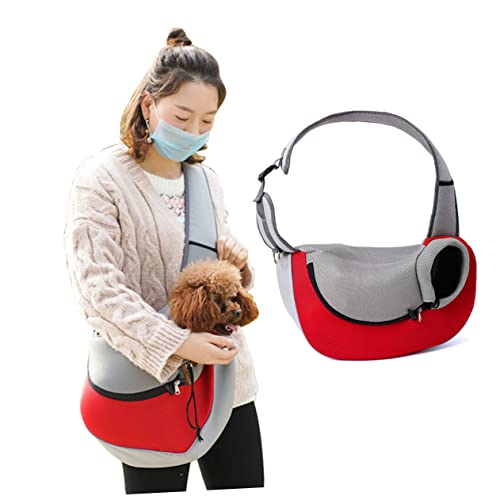 Angoily Mesh-Tragetasche Für Haustiere Für Hunde Tragbarer Tragerucksack Für Haustiere Tragetasche Für Haustiere Tragetasche Für Haustiere von Angoily