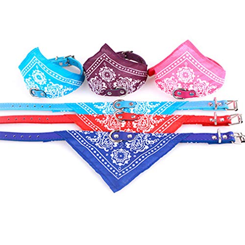 Angoter Dog Triangle Lätzchen Bandanas Kragen Schal Kerchief Haustier-Welpen-Schal Speichel-Tuch Halstuch Tierzubehör 7pcs von Angoter