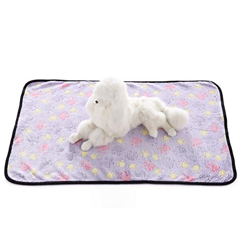 Angoter Hundebett Weichkoralle Fleece Warm Pet Blanket Sleeping Bettdecke Matte für Small Medium Hund Katze Pet Supplies von Angoter