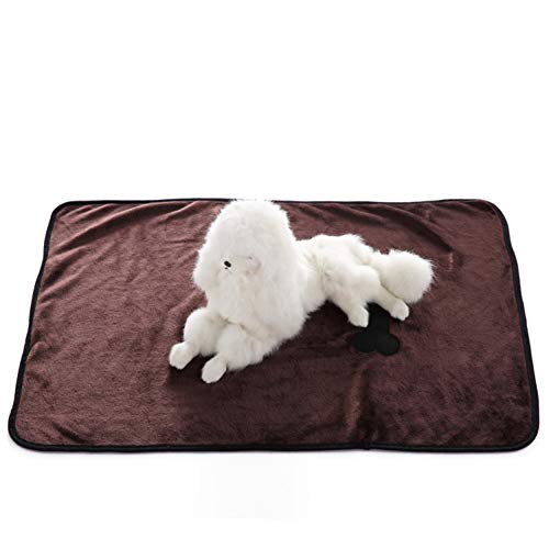 Angoter Hundebett Weichkoralle Fleece Warm Pet Blanket Sleeping Bettdecke Matte für Small Medium Hund Katze Pet Supplies von Angoter