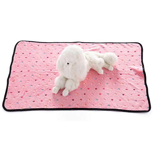 Angoter Hundebett Weichkoralle Fleece Warm Pet Blanket Sleeping Bettdecke Matte für Small Medium Hund Katze Pet Supplies von Angoter