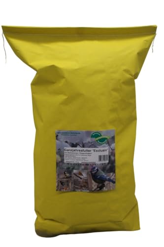 Anhaltiner Ganzjahresfutter Exclusiv 10 kg Premiumfutter für Wildvögel Vogelfutter Streufutter von Anhaltiner Premiumfutter Der Futterspezialist