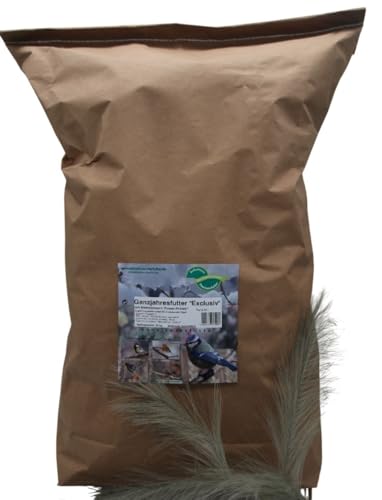 Anhaltiner Ganzjahresfutter Exclusiv 25 kg Premiumfutter für Wildvögel Vogelfutter Streufutter von Anhaltiner Premiumfutter Der Futterspezialist