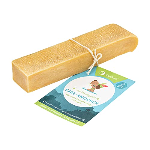 AniCanis Käseknochen für Hunde - Käse Kauknochen aus Deutscher Weidemilch - glutenfrei, laktosefrei, vegetarisch - Hartkäse - XL von AniCanis