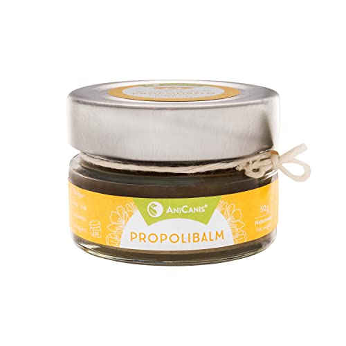 AniCanis Propolibalm - Pflegebalsam für Hunde & Katzen - für Normale Haut, mit Propolis, Bio-Wachs & Ölen - 50g von AniCanis