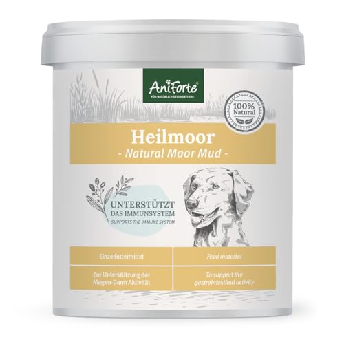 AniForte Heilmoor für Hunde 750g – Verbessert die Kotbeschaffenheit, Verdauung, Immunsystem, Magen-Darm-Aktivität, Appetit Anregung – Natürliche Heilerde für Hunde von AniForte