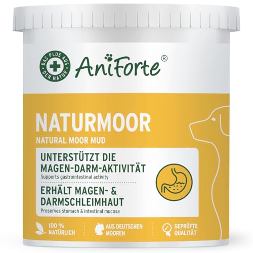 AniForte Heilmoor für Hunde 750g – Verbessert die Kotbeschaffenheit, Verdauung, Immunsystem, Magen-Darm-Aktivität, Appetit Anregung – Naturmoor Heilerde für Hunde von AniForte