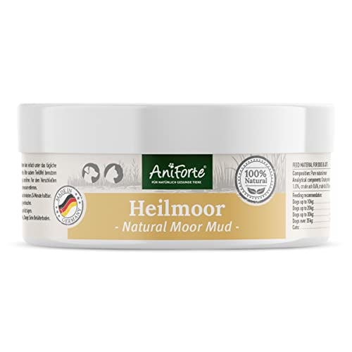 AniForte Heilmoor für Katzen & Hunde 300g – Verbessert die Kotbeschaffenheit, Verdauung, Immunsystem, Magen-Darm-Aktivität, Appetit Anregung – Naturmoor Heilerde für Hunde & Katzen von AniForte