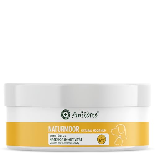 AniForte Heilmoor für Katzen & Hunde 300g – Verbessert die Kotbeschaffenheit, Verdauung, Immunsystem, Magen-Darm-Aktivität, Appetit Anregung – Naturmoor Heilerde für Hunde & Katzen von AniForte