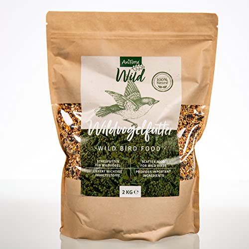 AniForte Wild – Wildvogelfutter - Natürliches Streufutter für Wildvögel, ausgewogen & nährstoffreich (2 kg) von AniForte