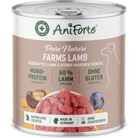 AniForte Nassfutter FarmsLamb Lamm 6 x 400 g 4,8 kg von AniForte