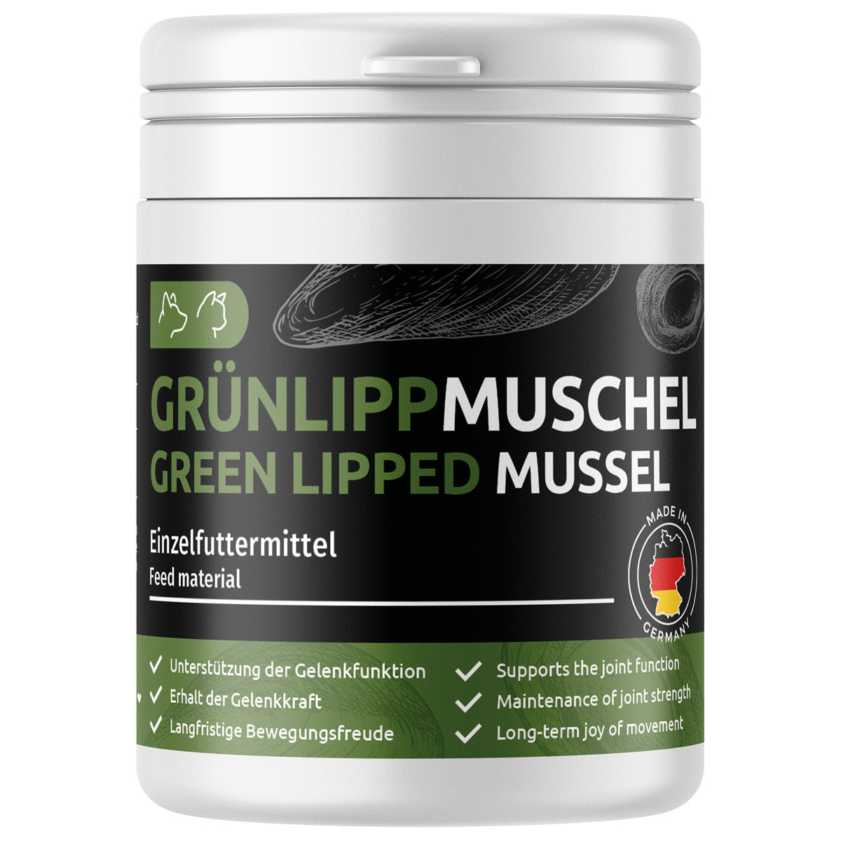 GreenPet Grünlippmuschelpulver 100 g von AniForte