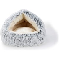 AniOne Höhle Fluffy 2-in-1 grau XS von AniOne