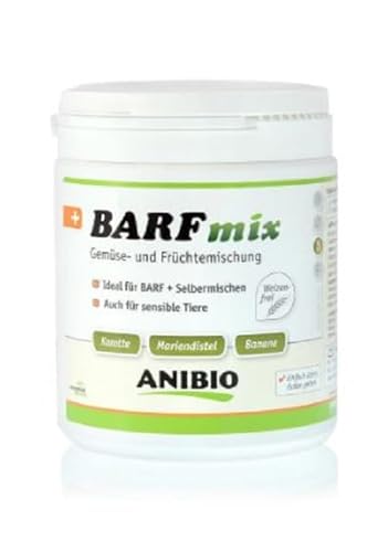 ANIBIO Barf Mix 400g Gemüse und Früchtemischung - barfen - Glutenfrei - Weizenfrei Barfmix für Hunde & Katzen von Anibio