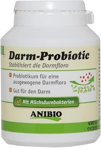 Anibio Darm-Probiotic - Ergänzungsfuttermittel für Hunde und Katzen - 120 Kapseln von Anibio