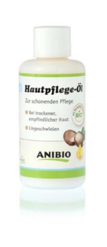 Anibio Hautpflege Öl 100ml - Bio Qualität - bei trockener empfindlicher Haut - Fell - ohne Konservierungs"Stoffe oder Alkohol - Hautpflegeöl - Hunde von Anibio