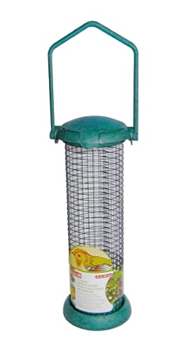 Anik-Shop FUTTERSPENDER 22cm Vogel Futter Station Kunststoff Erdnussspender Spender 23 von Anik-Shop