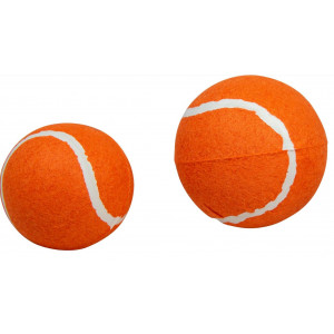 Großer Tennisball orange für den Hund 10 cm - 3 Stück von Animal Boulevard