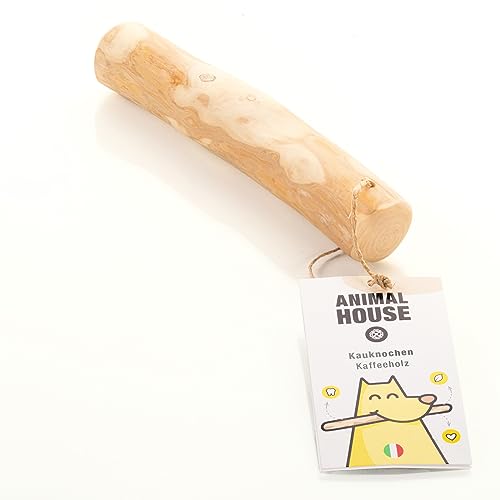 Animal House – Kaffeeholz für Hunde – Natürlicher Kausnack – verbessert die Mundhygiene – Anti-Stress für Hunde – widerstandsfähig und langlebig (L) von Animal House