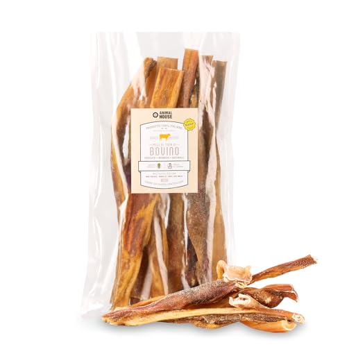 Animal House - Natürlicher Hundesnack Barf mit Rinderkopfhaut, 30 cm, Italienischer Proteingenuss für gesundes Kauen (500 g, Rinderkopfhaut 30 cm) von Animal House