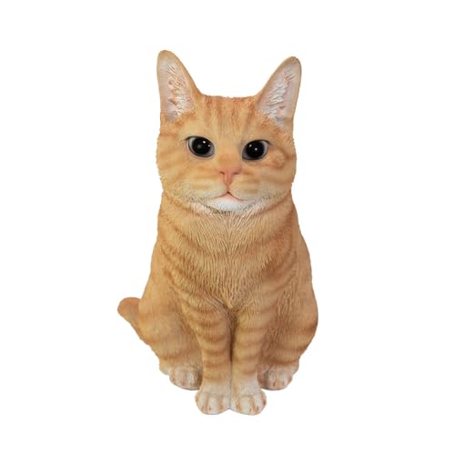 Animal Tree Keramik Tierurne Ginger-Katze sitzend, personalisierbare Tierurne für Hunde und Katzen, Für Tiere mit einem Lebendgewicht von bis zu 20 kg von Animal Tree