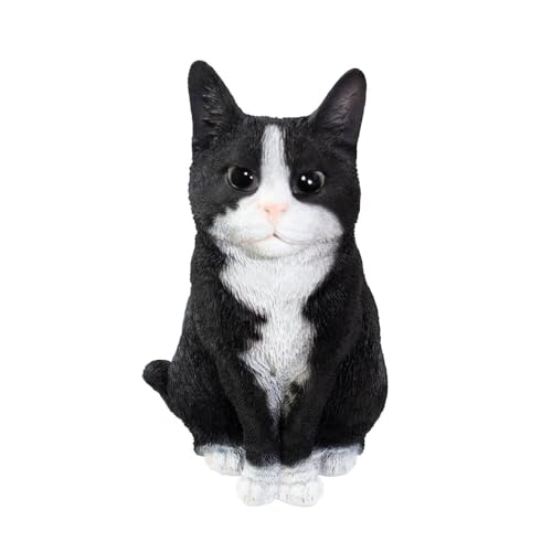 Animal Tree Keramik Tierurne Tuxedo-Katze sitzend, personalisierbare Tierurne für Hunde und Katzen, Für Tiere mit einem Lebendgewicht von bis zu 20 kg von Animal Tree