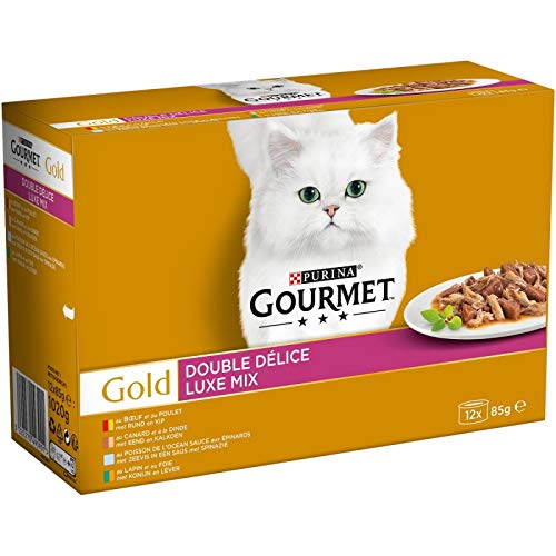 Gourmet Gold Double-Délice Tiere, 1020 g, 3 Stück von Animalerie