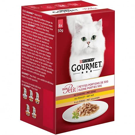 Gourmet Mon Petit Au Ente, Au Poulet, à La Dinde, 300 g, 4 Stück von Animals