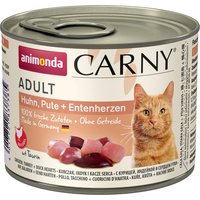 animonda Carny Adult 6 x 200 g - Huhn, Pute & Entenherzen von Animonda Carny