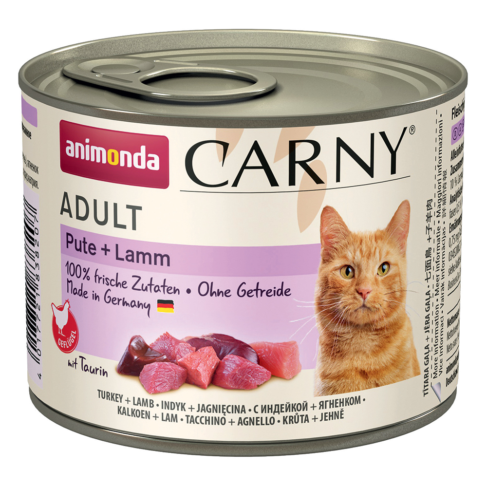 animonda Carny Adult 6 x 200 g - Pute & Lamm von Animonda Carny