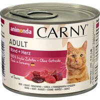 animonda Carny Adult 6 x 200 g - Rind & Herz von Animonda Carny