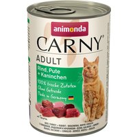 animonda Carny Adult 6 x 400 g - Rind, Pute & Kaninchen von Animonda Carny