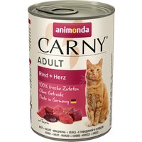 animonda Carny Adult 6 x 400 g - Rind & Herz von Animonda Carny