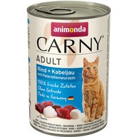 animonda Carny Adult 6 x 400 g - Rind & Kabeljau mit Petersilienwurzel von Animonda Carny