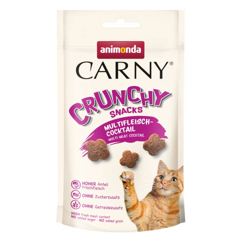 Animonda Carny Adult Crunchy - Sparpaket: 10 x 50 g Multifleisch - Cocktail von Animonda Carny