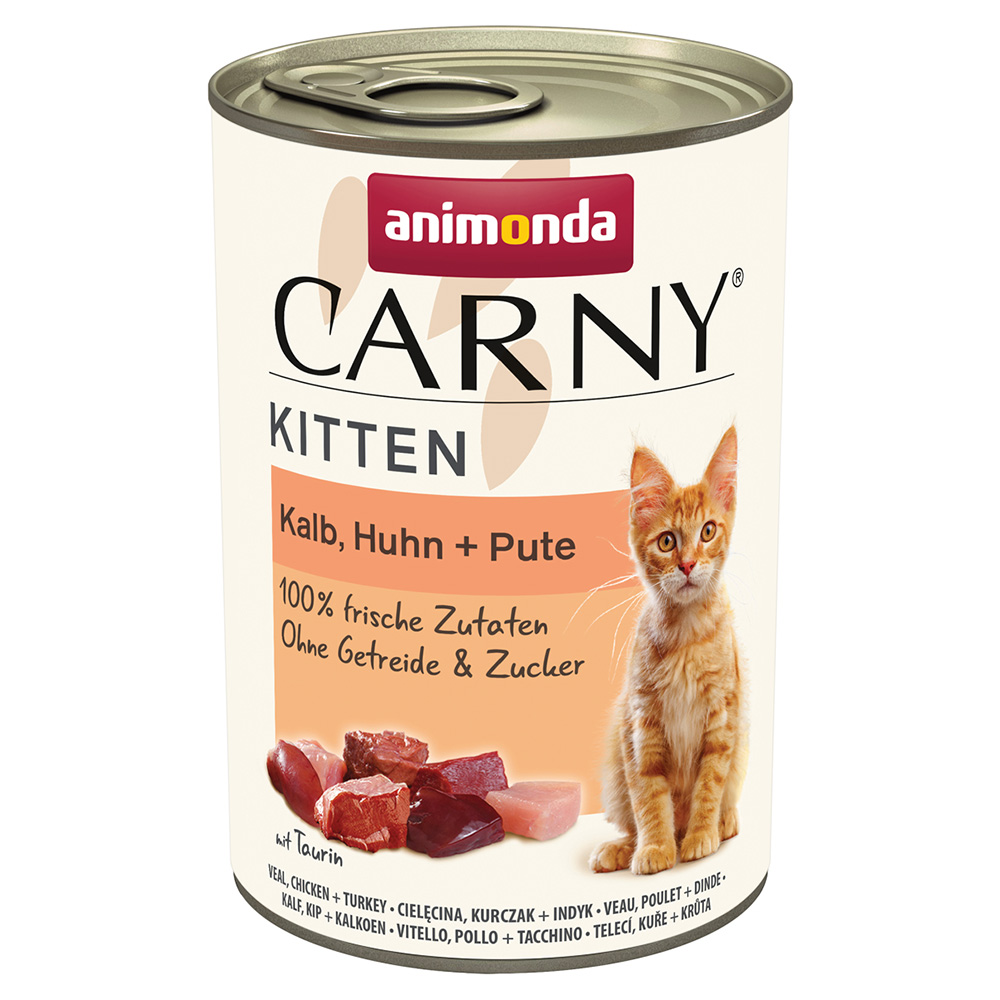 animonda Carny Kitten 12 x 400 g - Kalb, Huhn & Pute von Animonda Carny