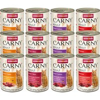 Mix-Sparpaket animonda Carny Adult 12 x 400 g - Mix mit Rind (4 Sorten gemischt) von Animonda Carny