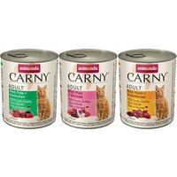 animonda Carny Adult 800g x 24 - Sparpaket - Mix Rind & Geflügel (3 Sorten gemischt) von Animonda Carny