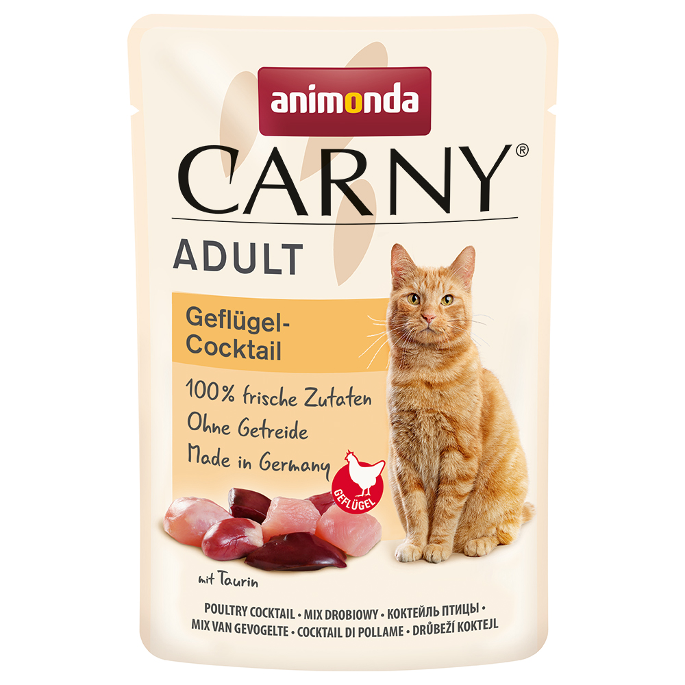 animonda Carny Pouch 12 x 85 g - Geflügel-Cocktail von Animonda Carny