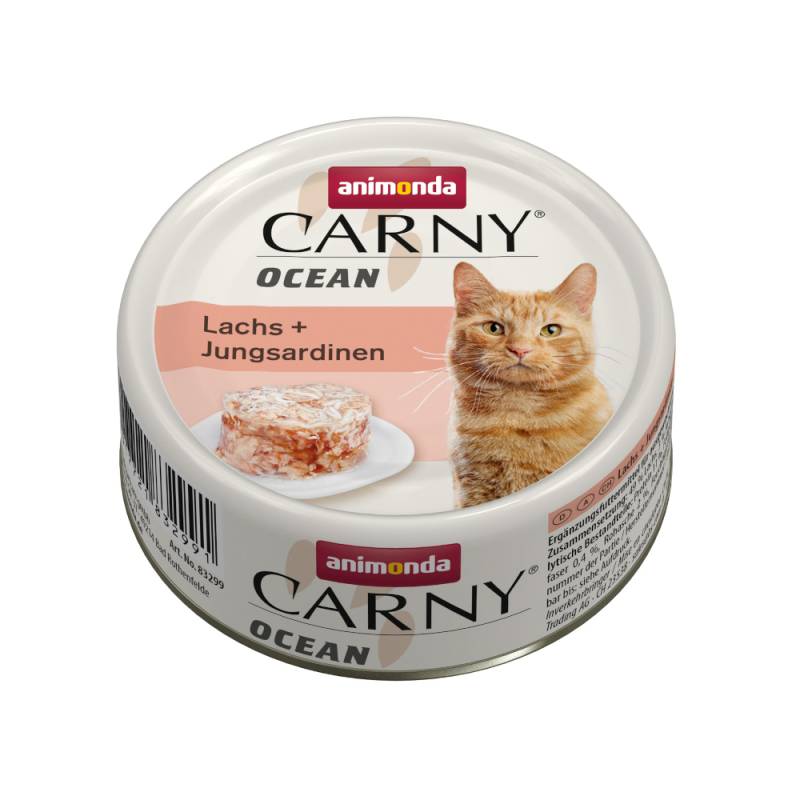 Sparpaket animonda Carny Ocean 24 x 80 g - Lachs + Jungsardinen von Animonda Carny