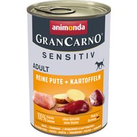 animonda GranCarno Adult Sensitive 6 x 400 g - Reine Pute & Kartoffeln von Animonda GranCarno