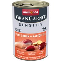 animonda GranCarno Adult Sensitive 6 x 400 g - Reines Huhn & Kartoffeln von Animonda GranCarno